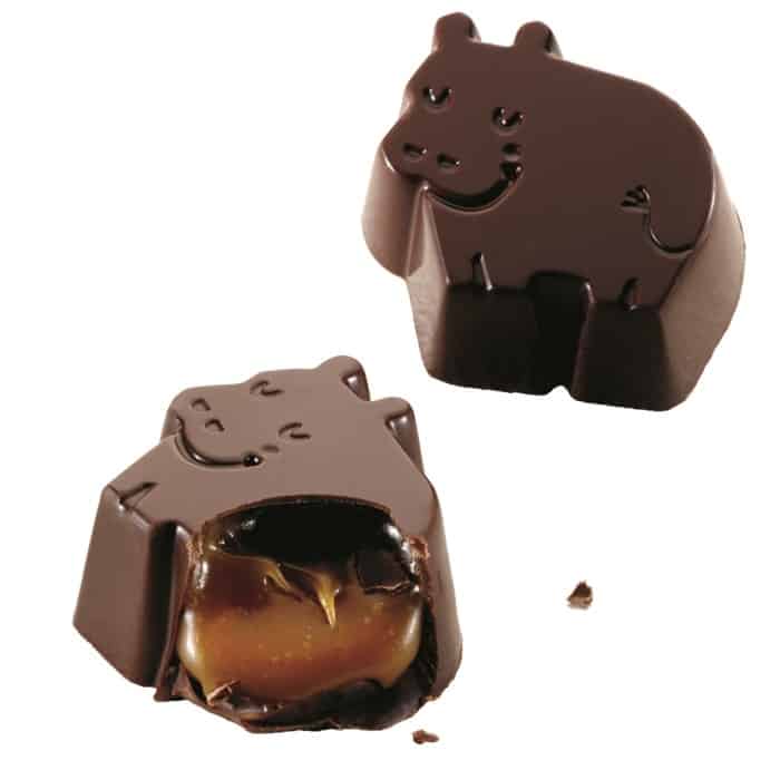 Dreamy chocolat hippos sel caramel 4 pièces