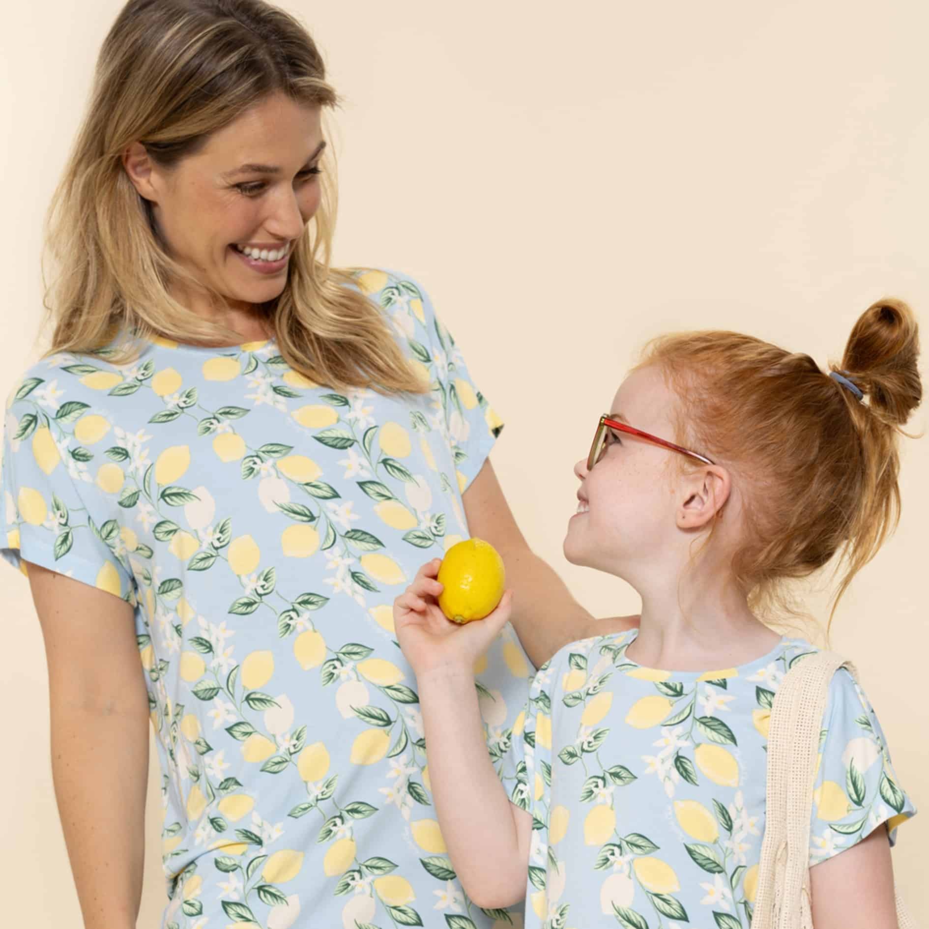 Robe de nuit enfant citron
