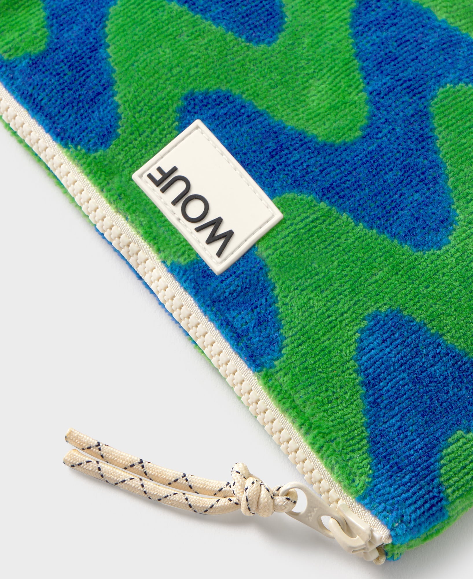 Pochette Goa bleu vert