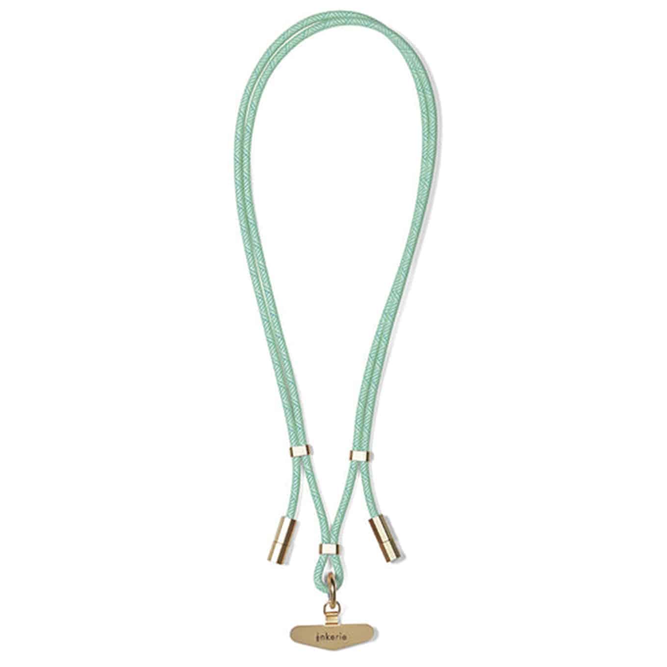 Tour de cou bleu pour téléphone avec charge