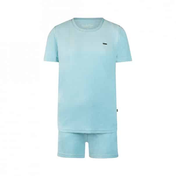 Pyjama velours bleu ciel
