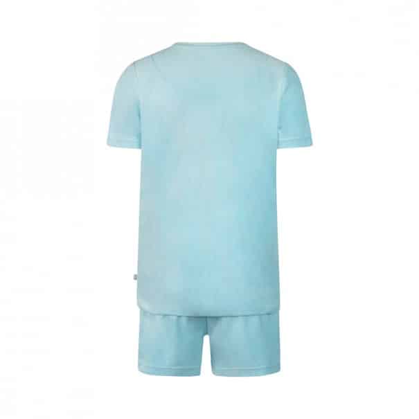 Pyjama velours bleu ciel