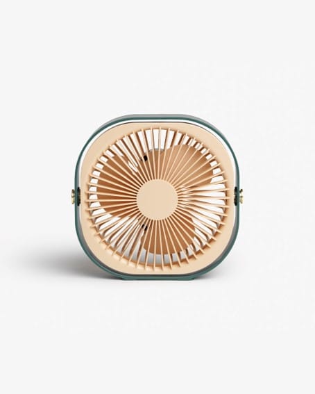 Ventilateur portable 360 ° vert